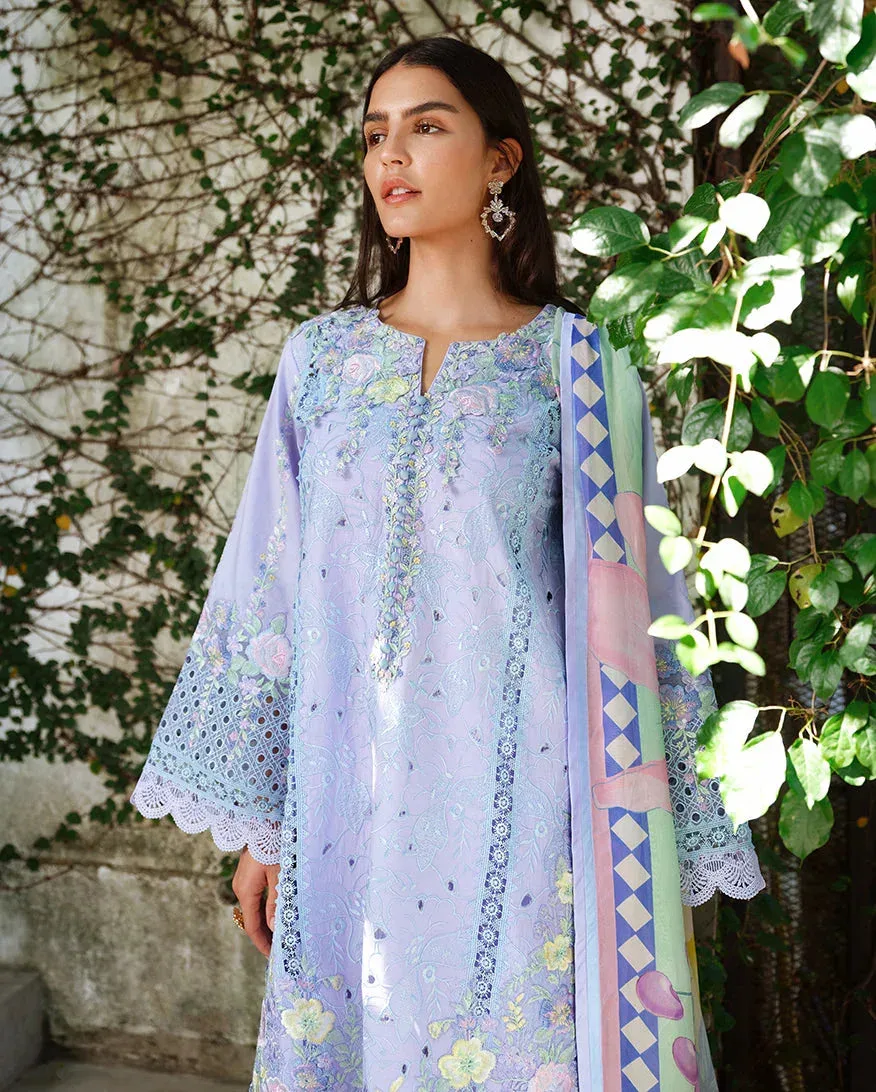 mushqofficial Lilac Organza – view 4 – Poshaq