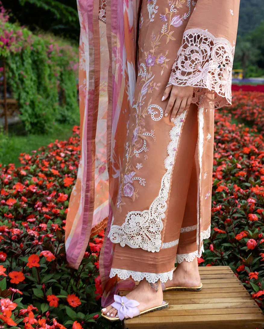 mushqofficial Rust Organza – view 3 – Poshaq