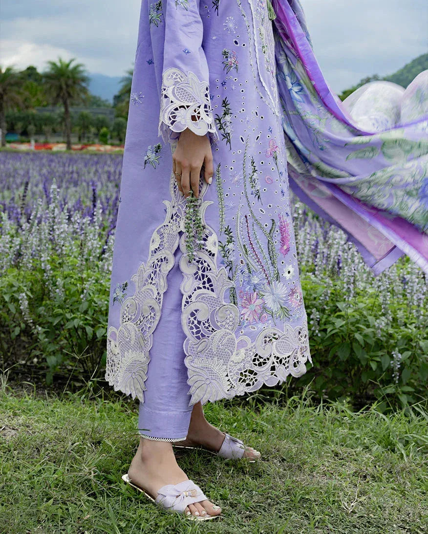 mushqofficial Light Purple Organza – view 4 – Poshaq