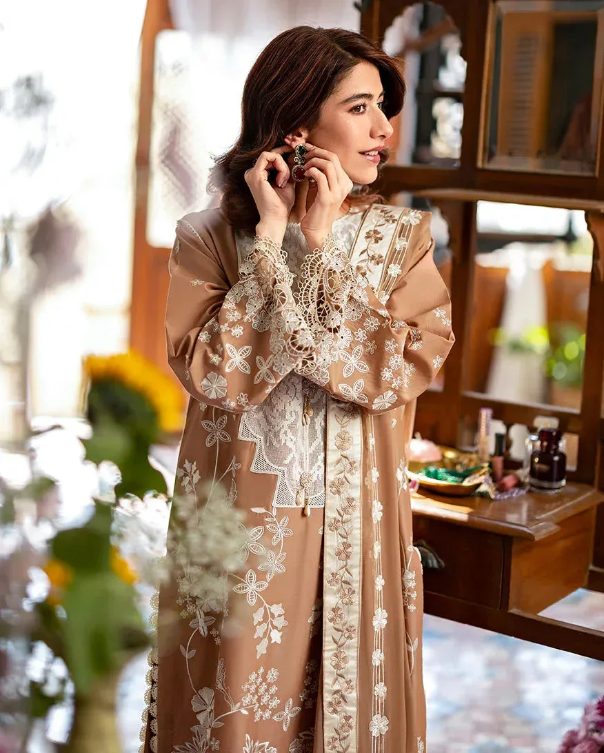 Mushq Pakistan Mocca Chiffon – view 6 – Poshaq