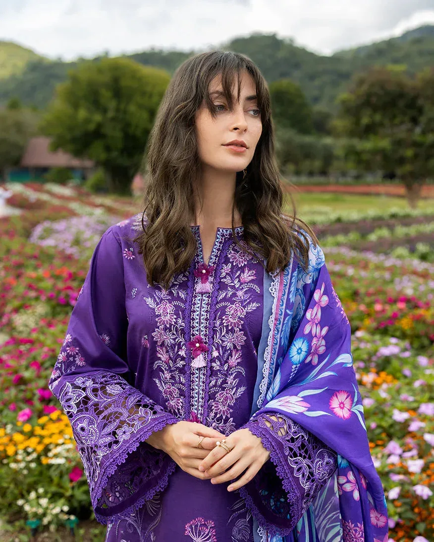 mushqofficial Purple Organza – view 3 – Poshaq