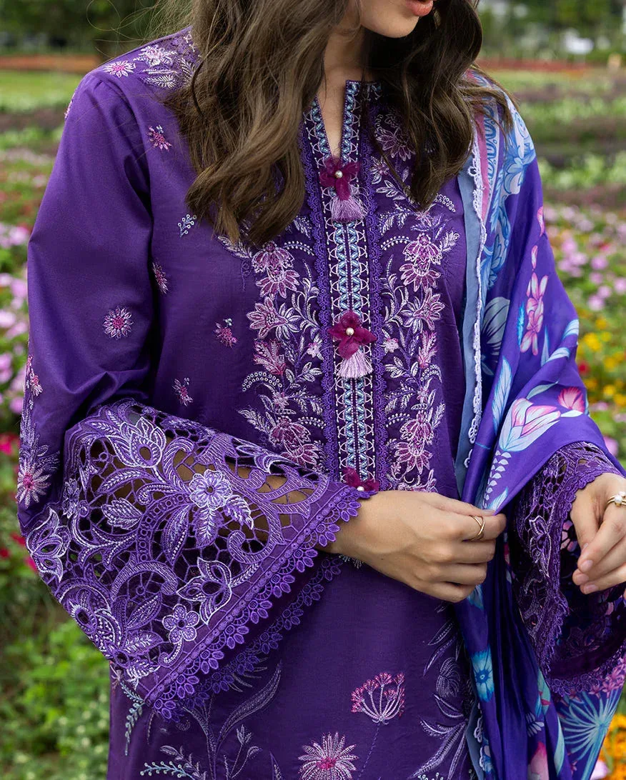 mushqofficial Purple Organza – view 4 – Poshaq