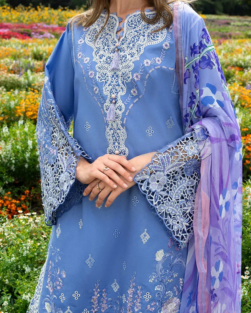 mushqofficial Blue Organza – view 5 – Poshaq