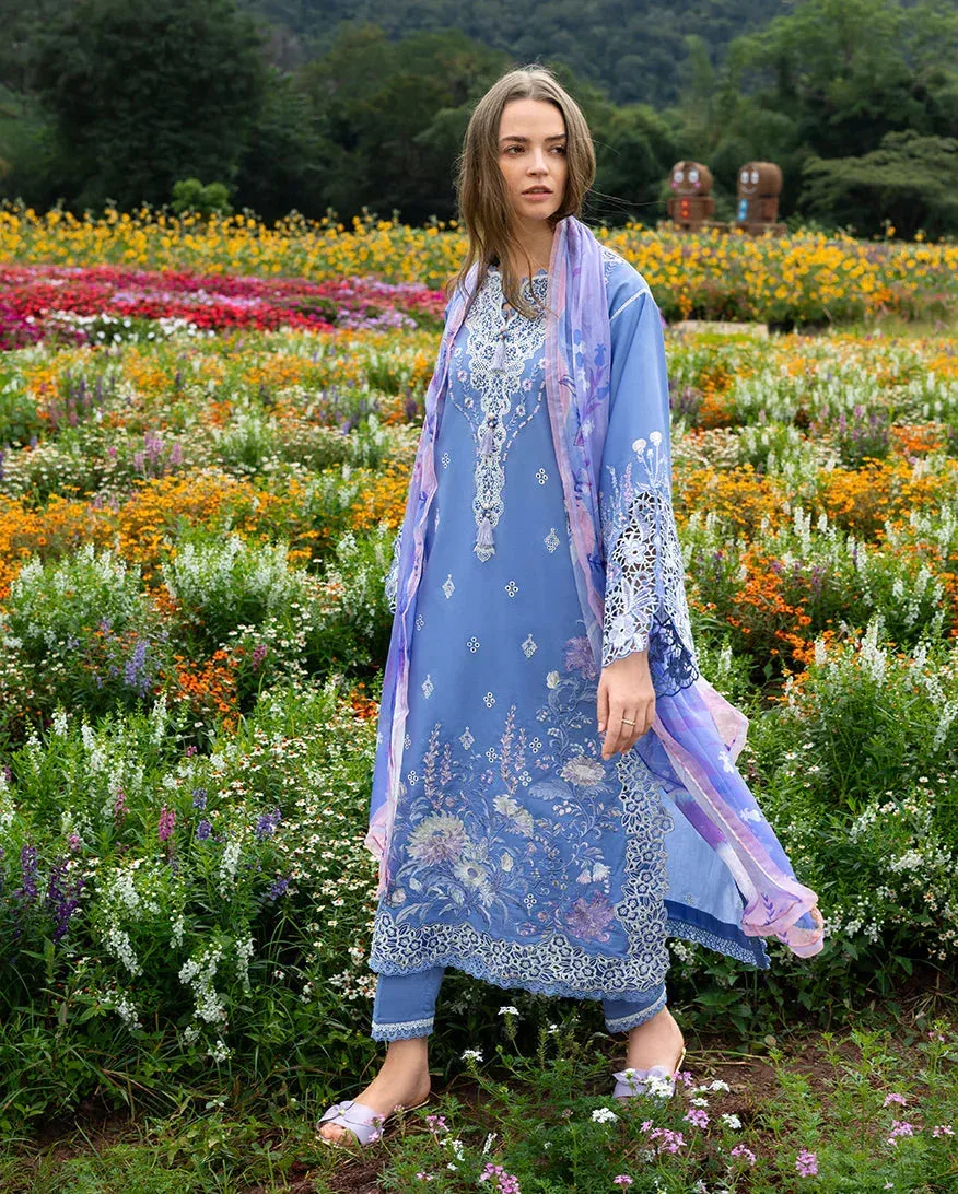 mushqofficial Blue Organza – view 6 – Poshaq