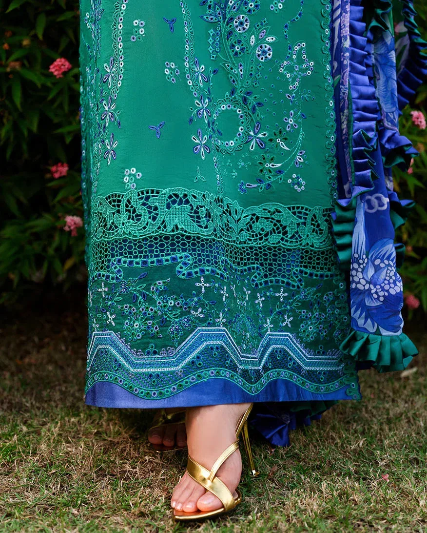 mushqofficial Green Organza – view 5 – Poshaq