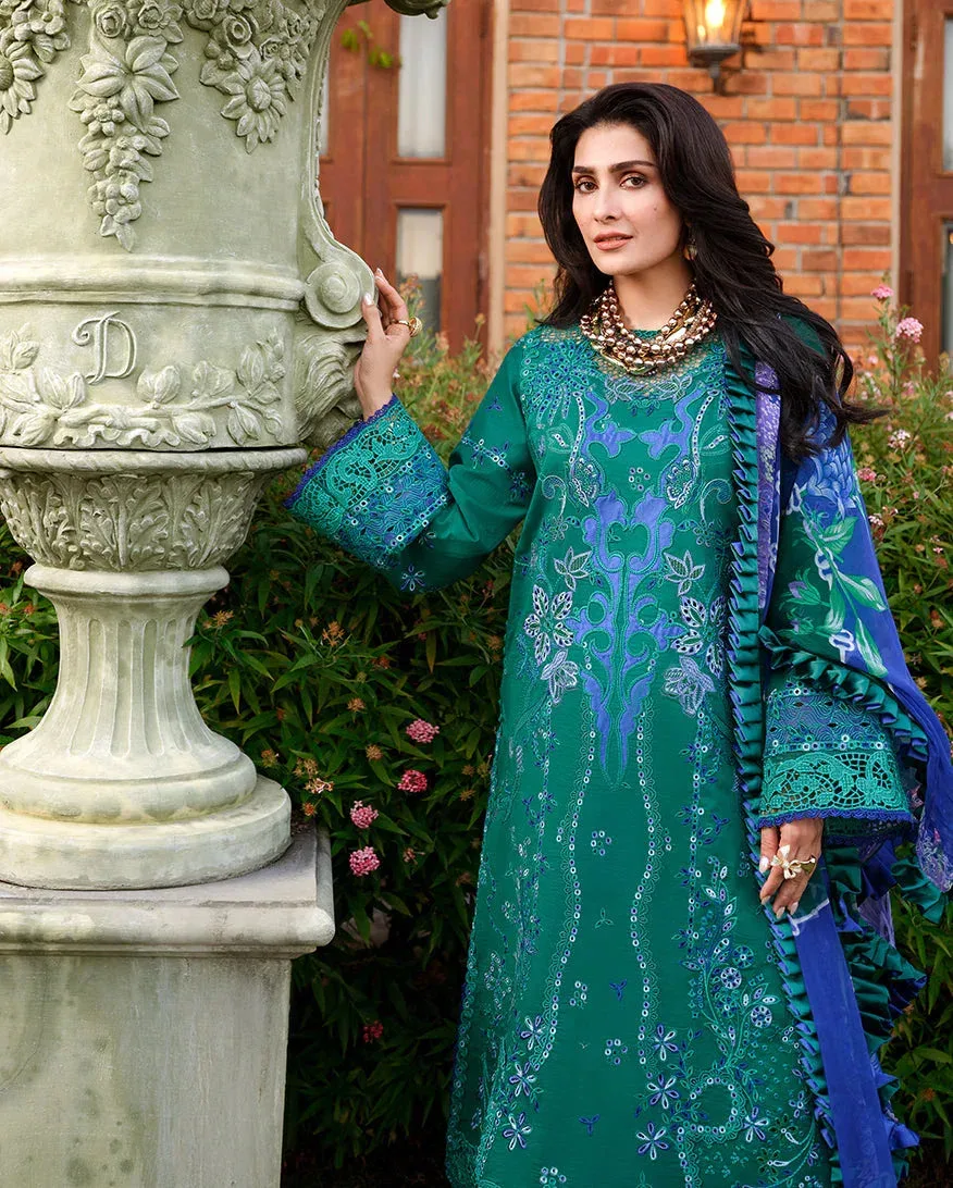 mushqofficial Green Organza – view 6 – Poshaq