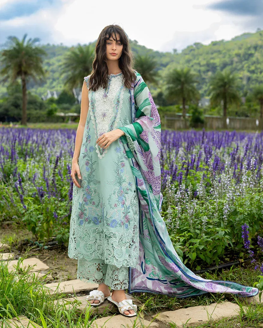 mushqofficial Mint Green Organza – view 1 – Poshaq