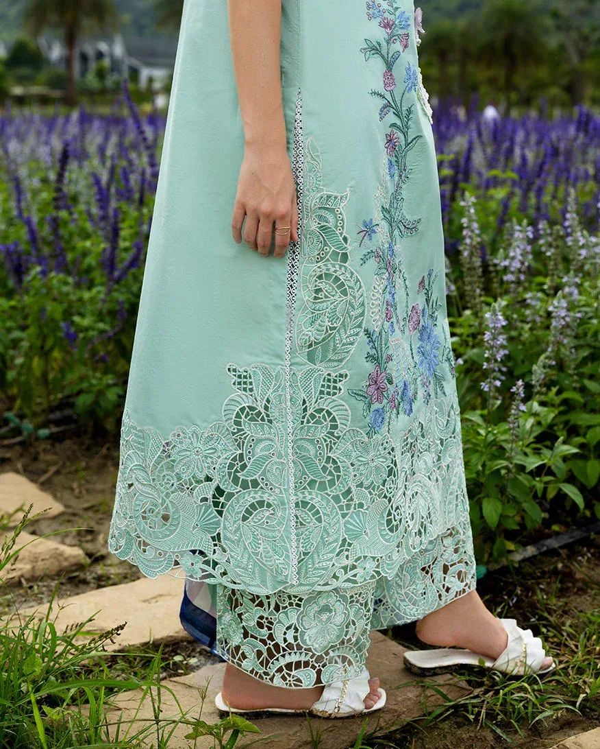 mushqofficial Mint Green Organza – view 5 – Poshaq
