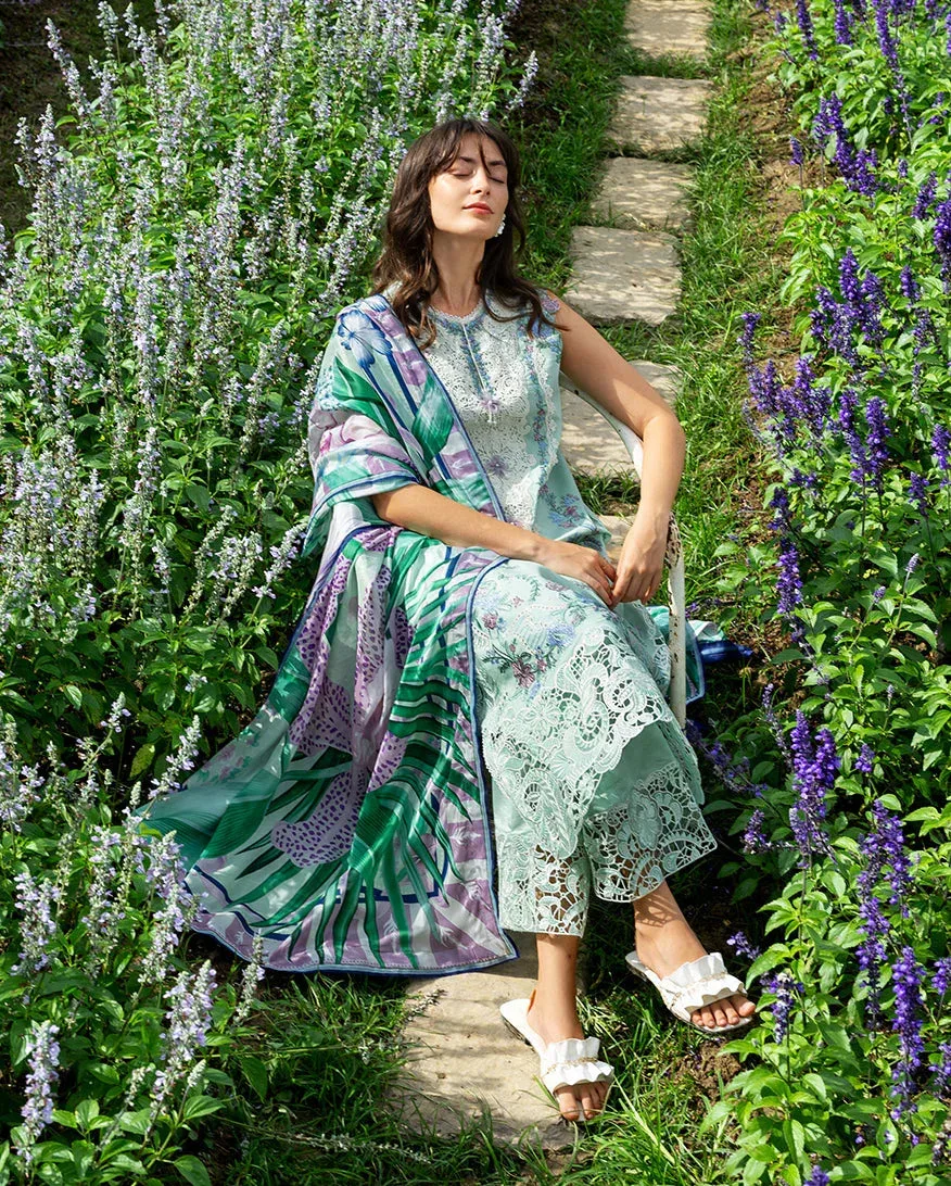 mushqofficial Mint Green Organza – view 7 – Poshaq