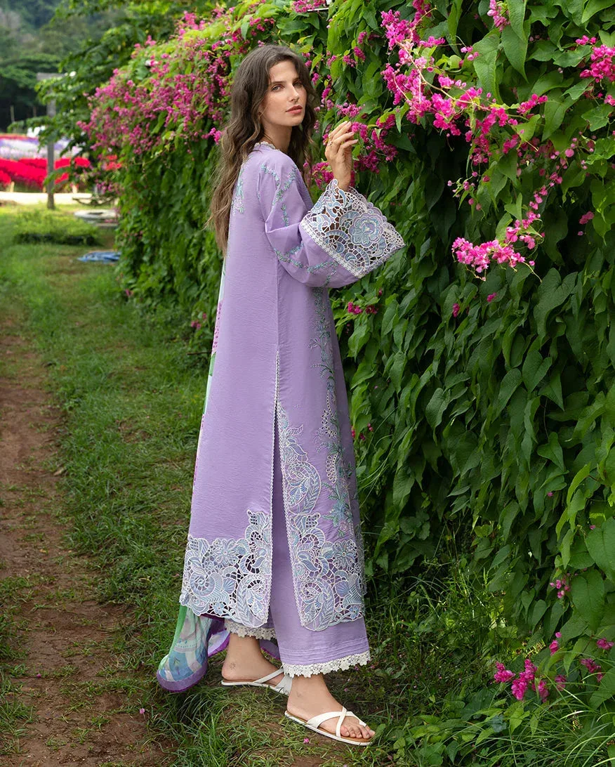 mushqofficial Lilac Organza – view 2 – Poshaq