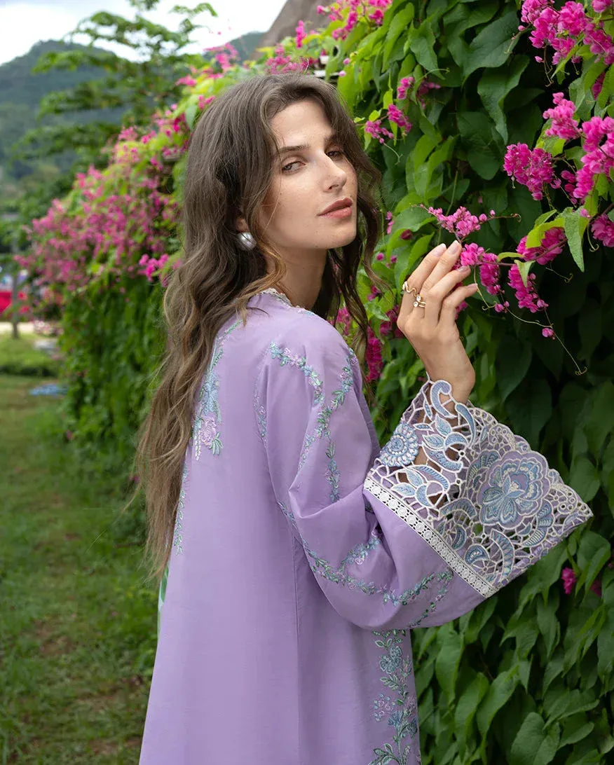 mushqofficial Lilac Organza – view 3 – Poshaq