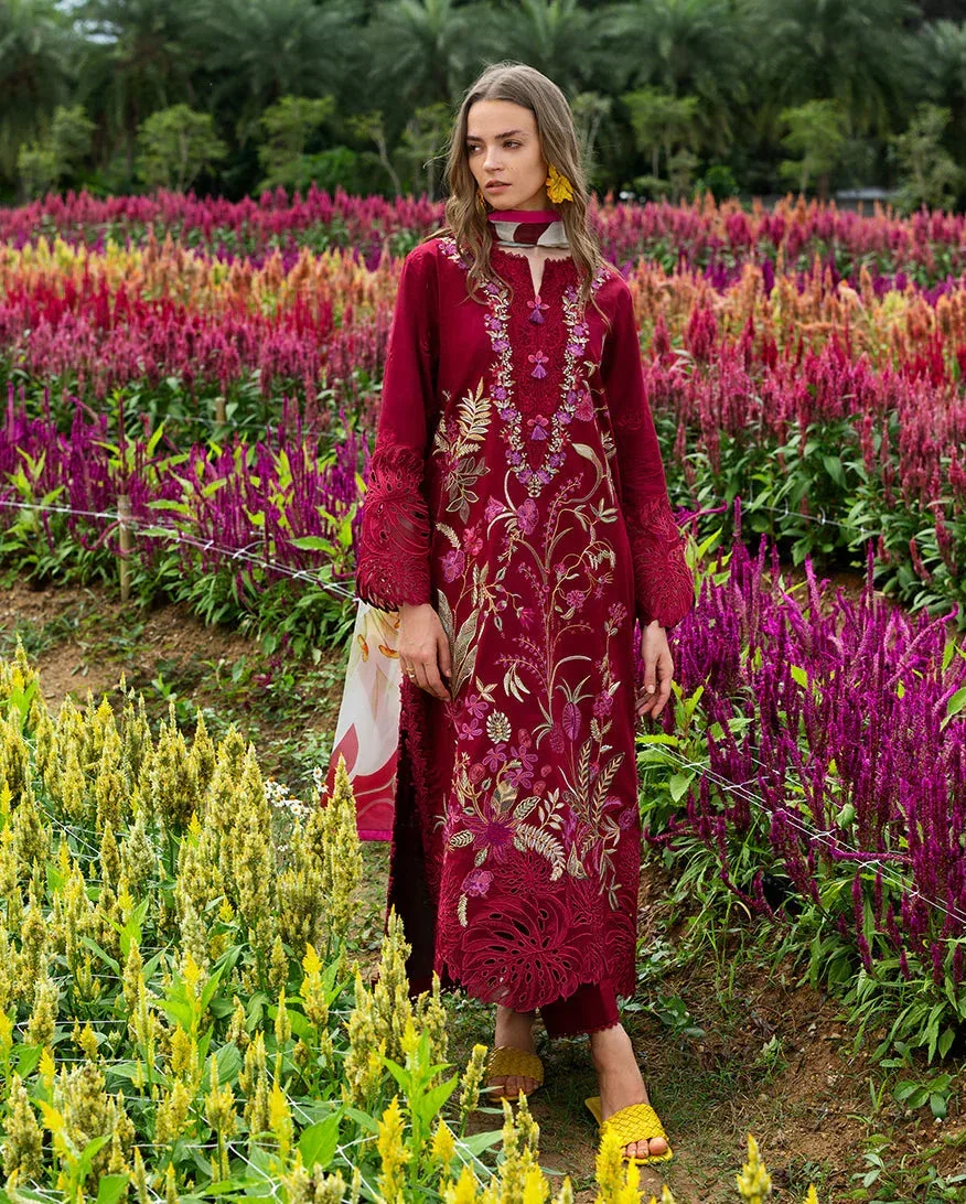 mushqofficial Red Organza – view 6 – Poshaq