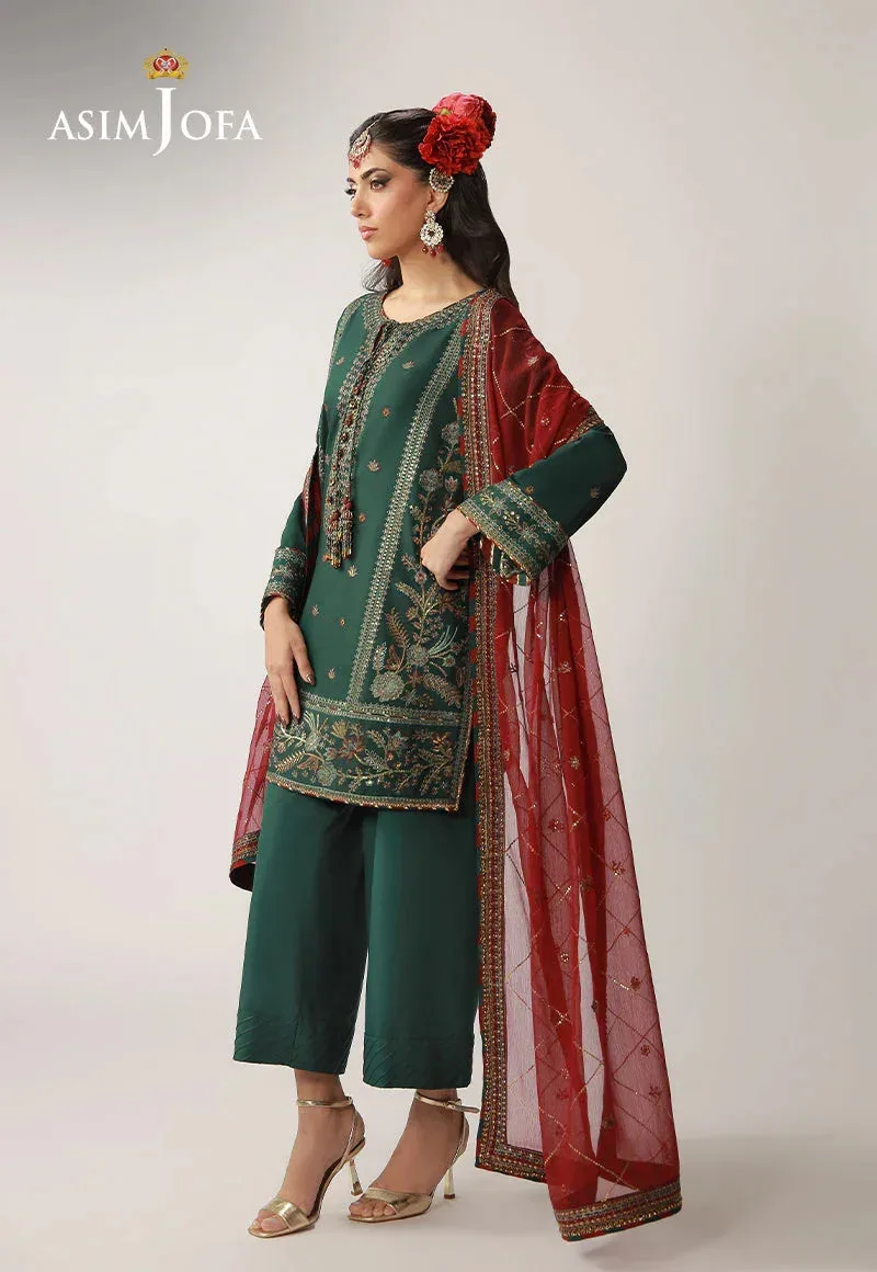 LAYAAN Festive Collection Maroon Chiffon – view 2 – Poshaq