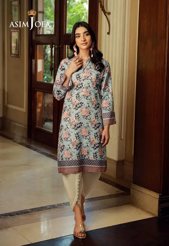 Silk Symphony Blue Raw Silk – view 1 – Poshaq