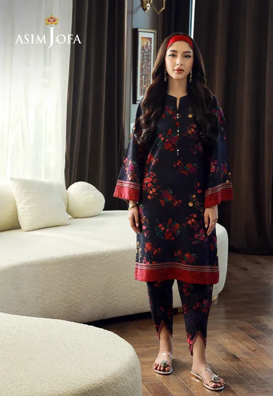 Silk Symphony Black Raw Silk – view 1 – Poshaq