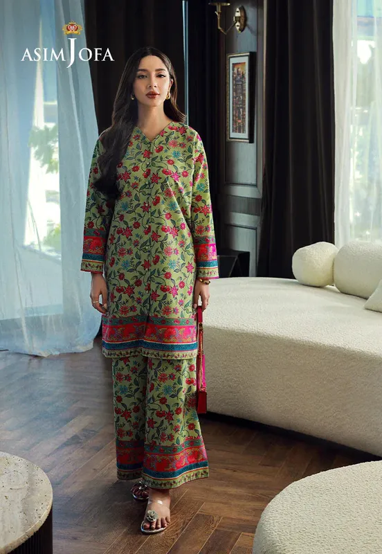 Silk Symphony Green Raw Silk – view 1 – Poshaq