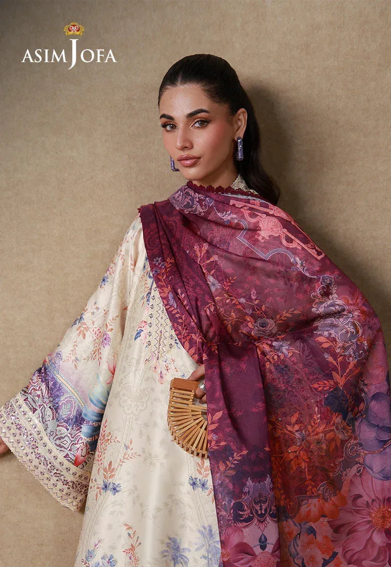 SILK GRANDEUR Cream Raw Silk – view 5 – Poshaq