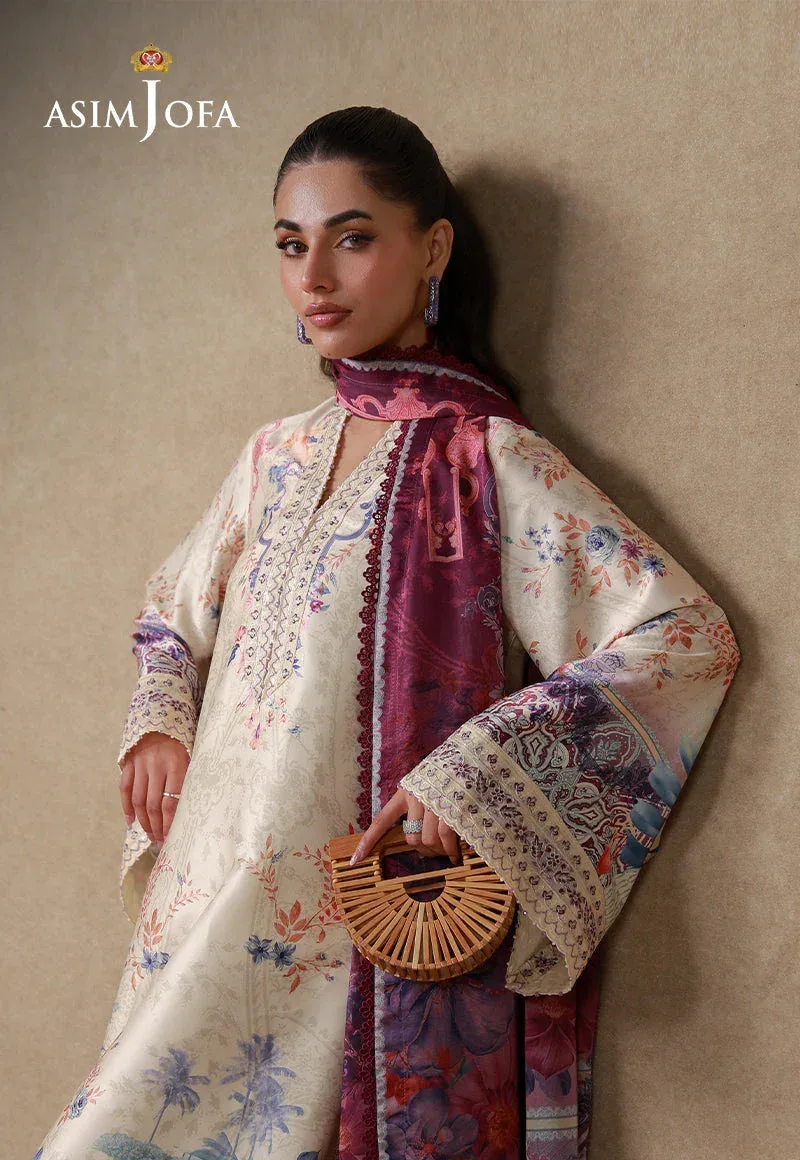 SILK GRANDEUR Cream Raw Silk – view 6 – Poshaq