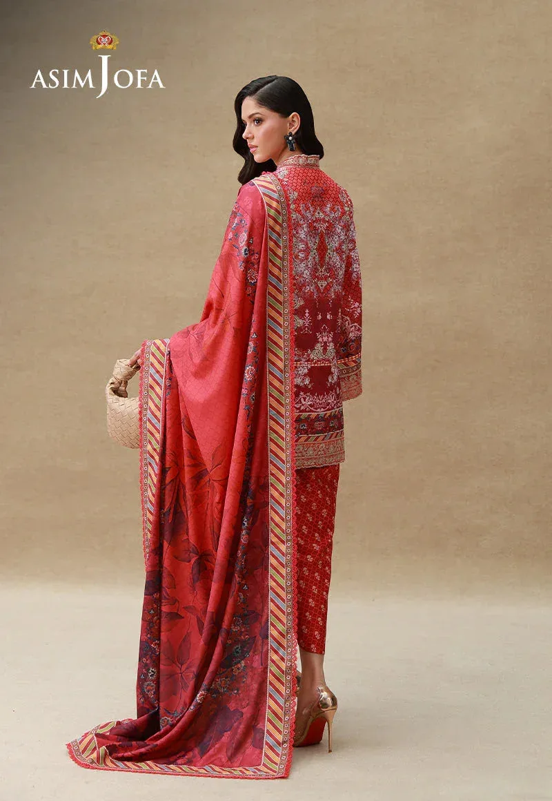 SILK GRANDEUR Red Organza – view 7 – Poshaq
