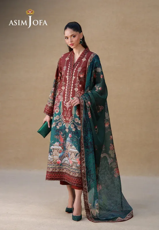 SILK GRANDEUR Turquoise Raw Silk – view 1 – Poshaq