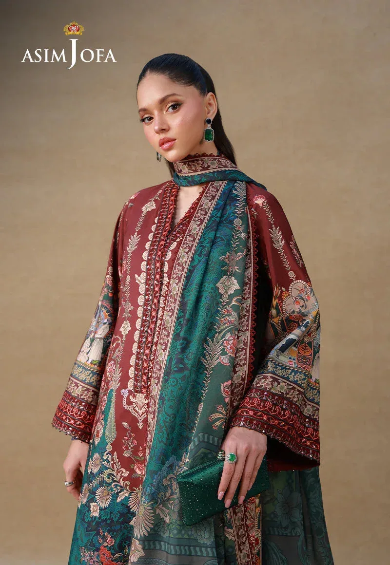 SILK GRANDEUR Turquoise Raw Silk – view 3 – Poshaq