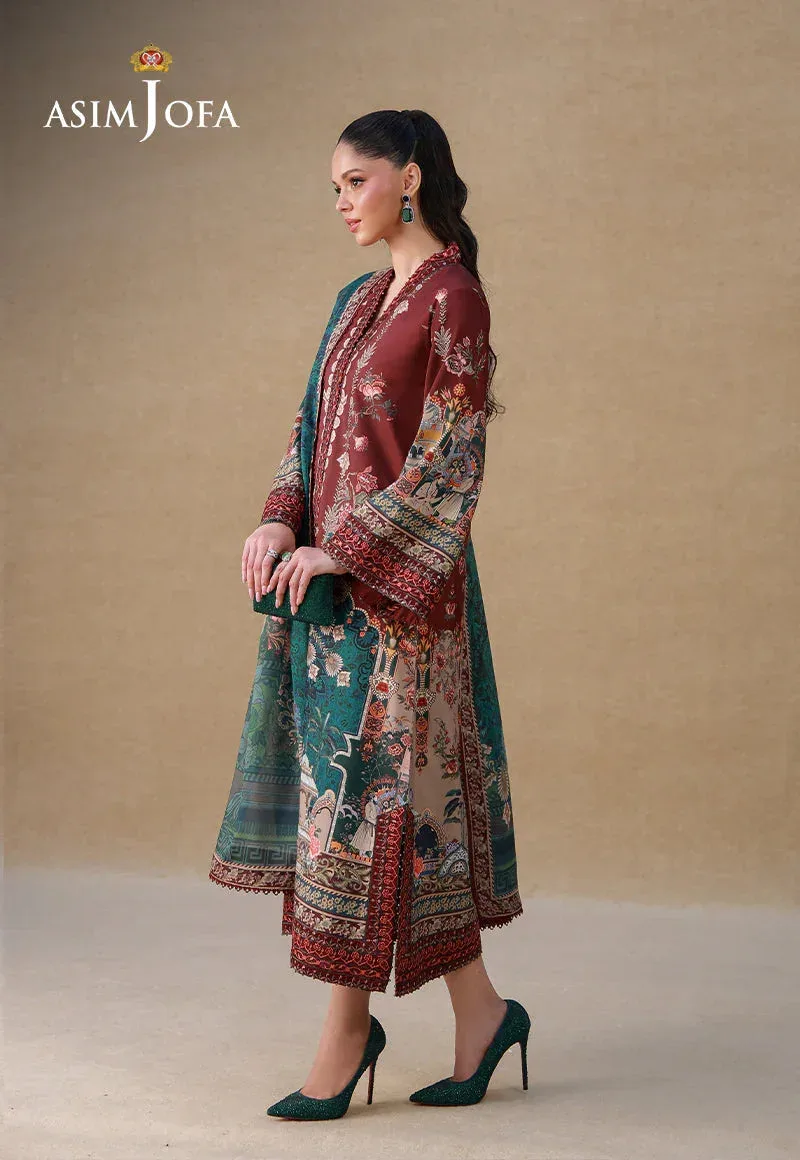 SILK GRANDEUR Turquoise Raw Silk – view 5 – Poshaq