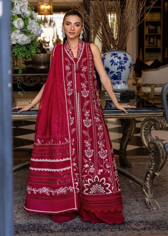 Crimson Organza – view 1 – Poshaq