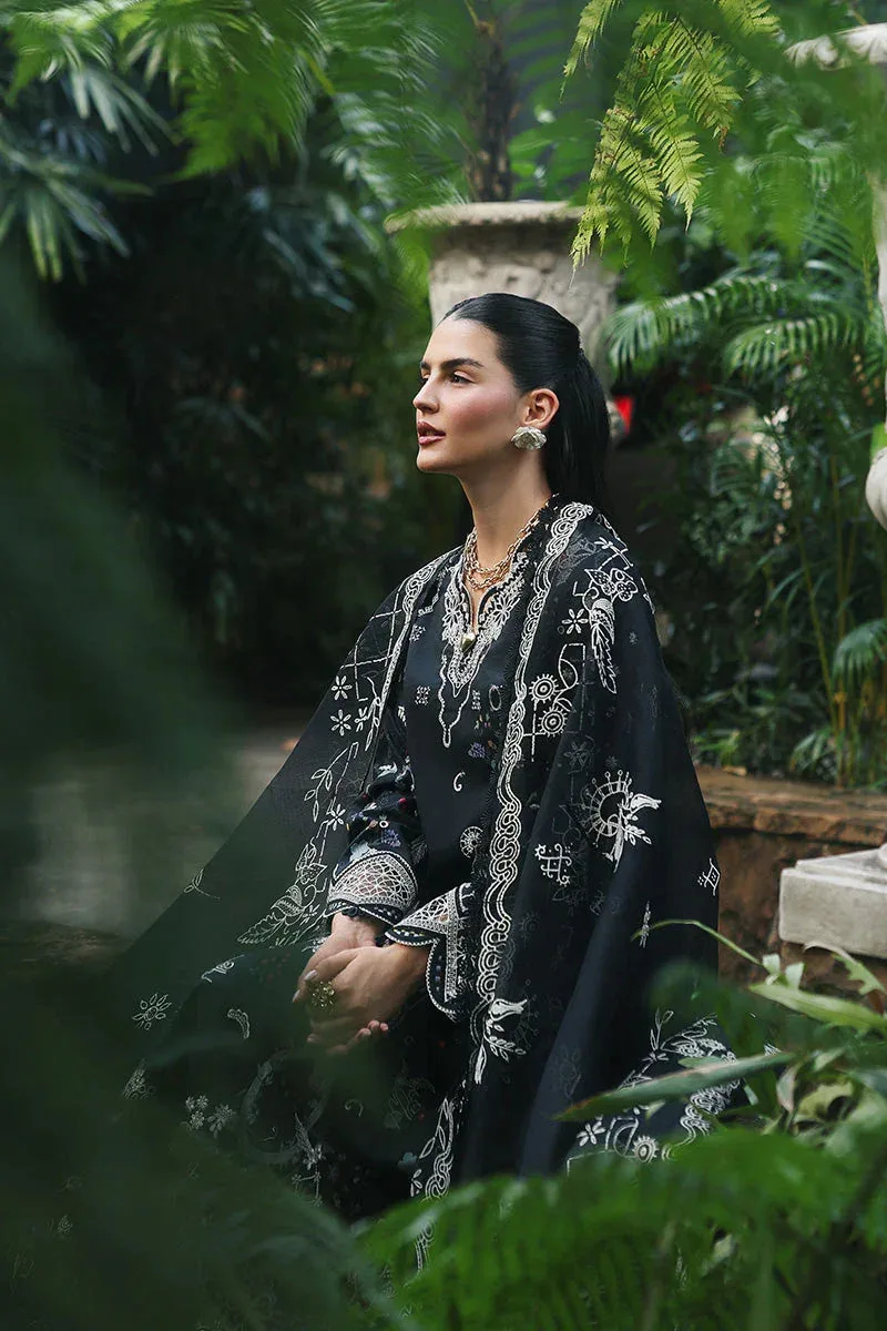 Qalamkar Chiffon – view 4 – Poshaq