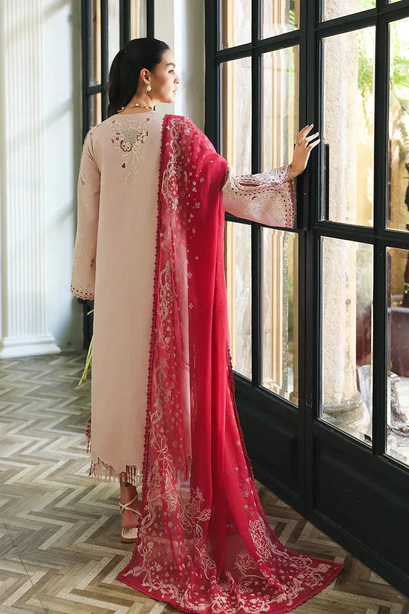 Qalamkar Chiffon – view 3 – Poshaq
