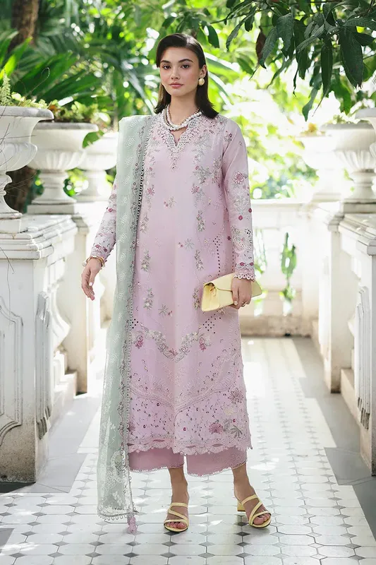 Qalamkar Chiffon – view 1 – Poshaq