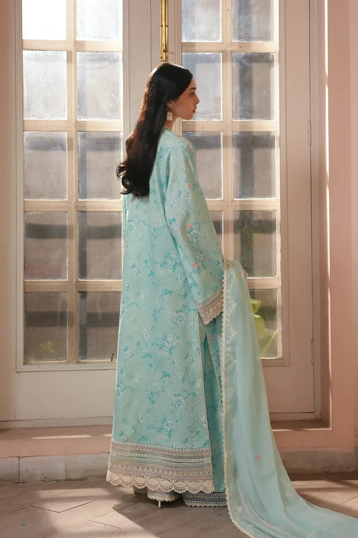 Afrozeh Lawn – view 2 – Poshaq