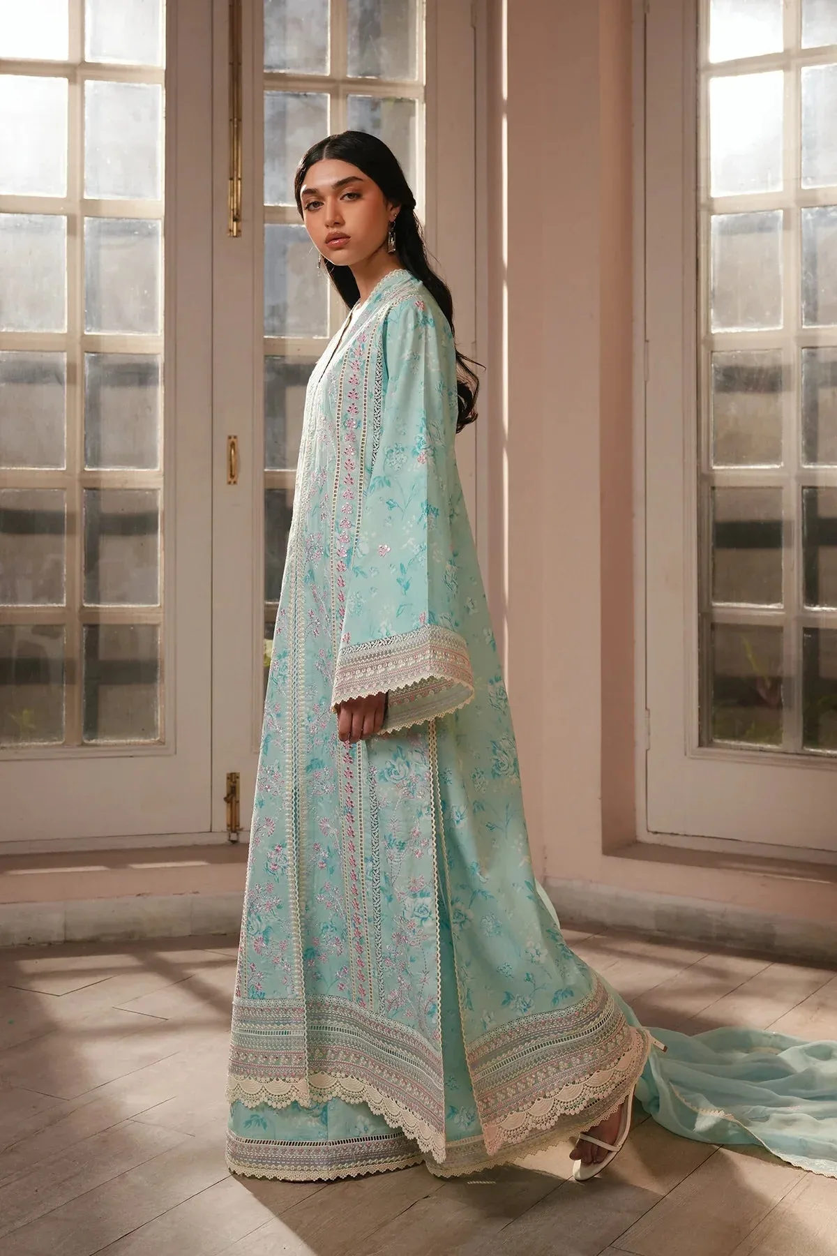 Afrozeh Lawn – view 5 – Poshaq