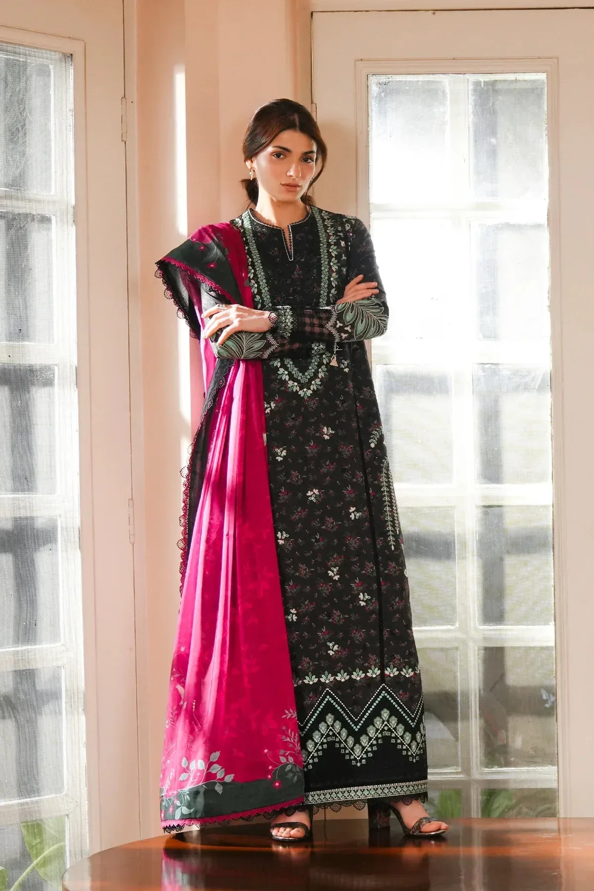 Afrozeh Lawn – view 4 – Poshaq