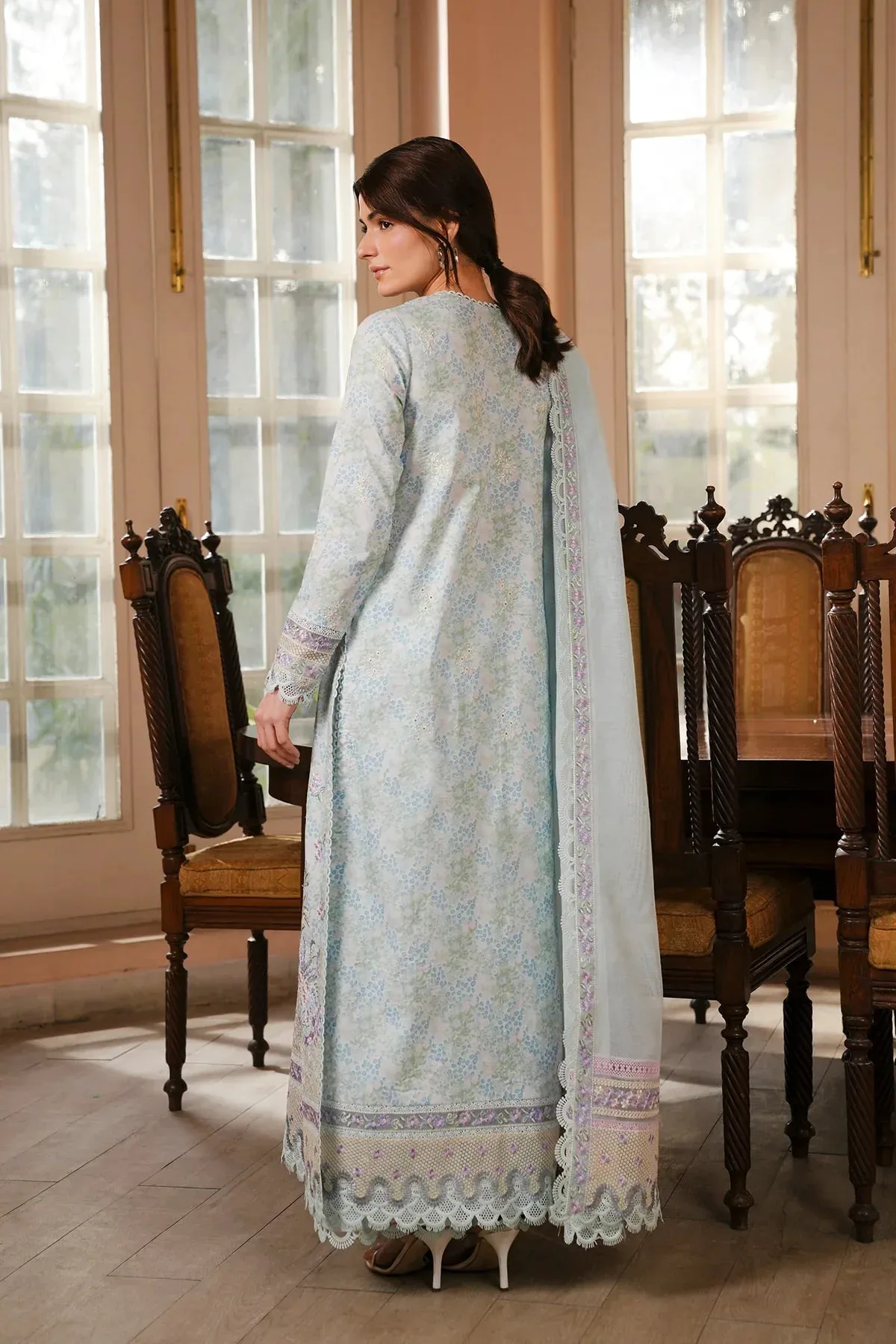 Afrozeh Lawn – view 2 – Poshaq