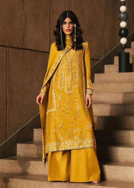 Crimson Georgette – view 1 – Poshaq