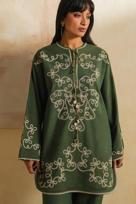 Elan Vital Indigene'26 Ivory Linen – view 1 – Poshaq