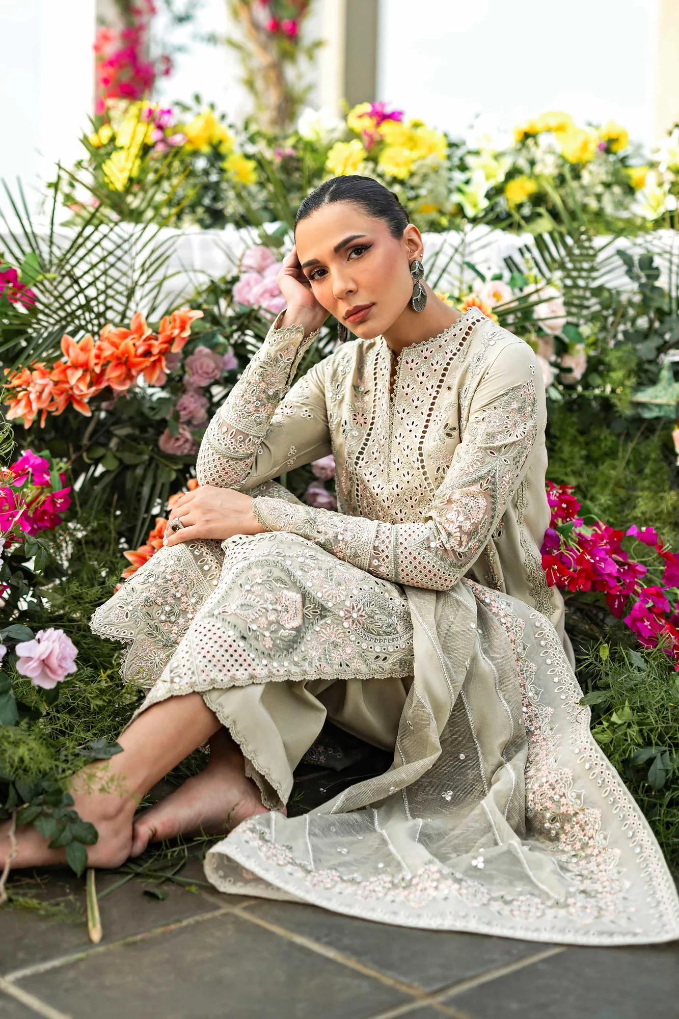 Akbar Aslam Organza – view 10 – Poshaq