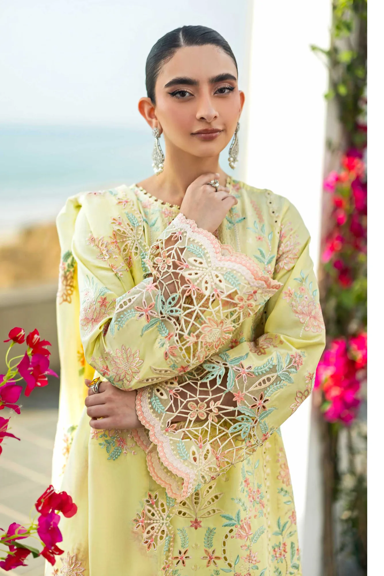Akbar Aslam Organza – view 3 – Poshaq