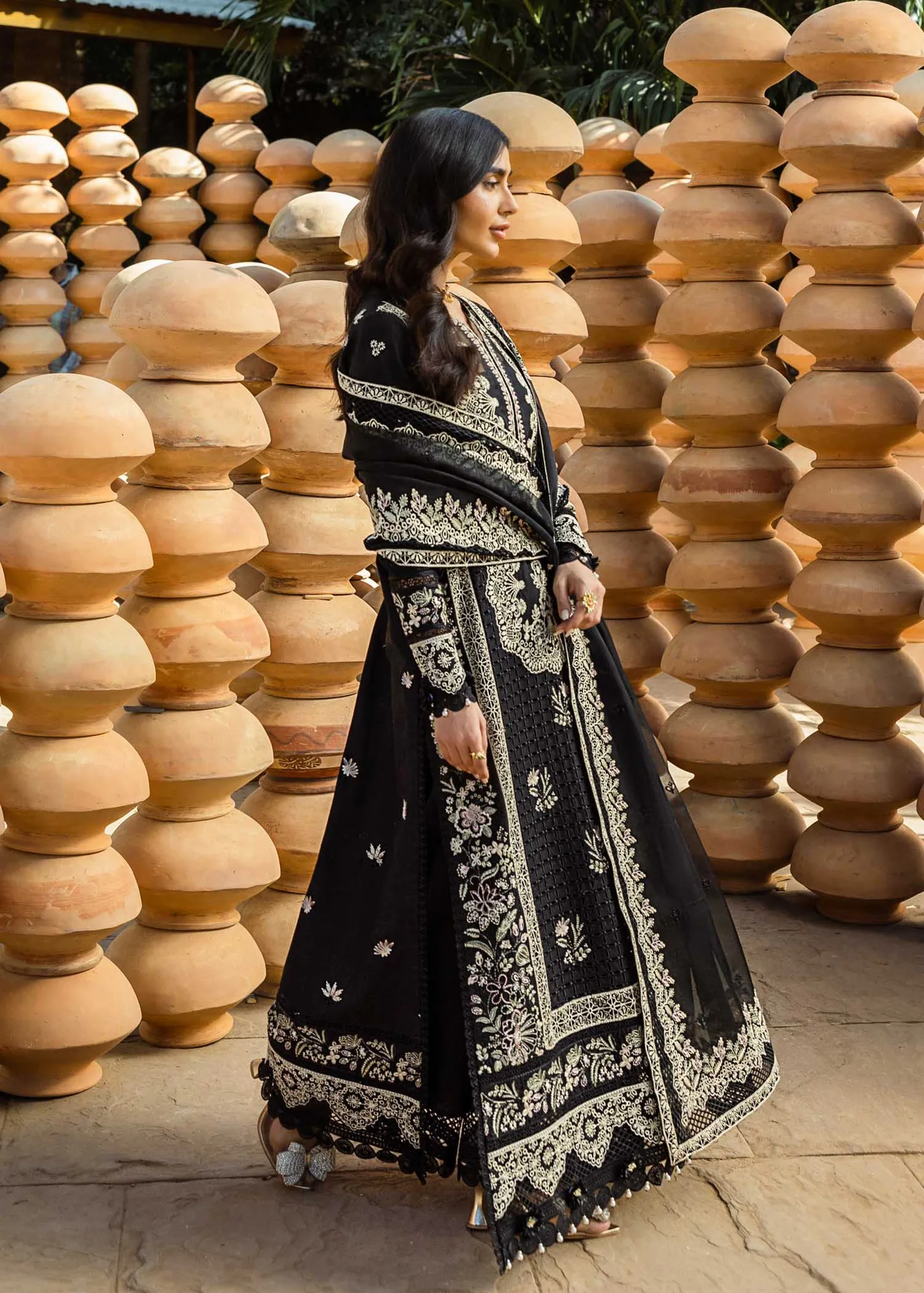 Akbar Aslam Organza – view 3 – Poshaq