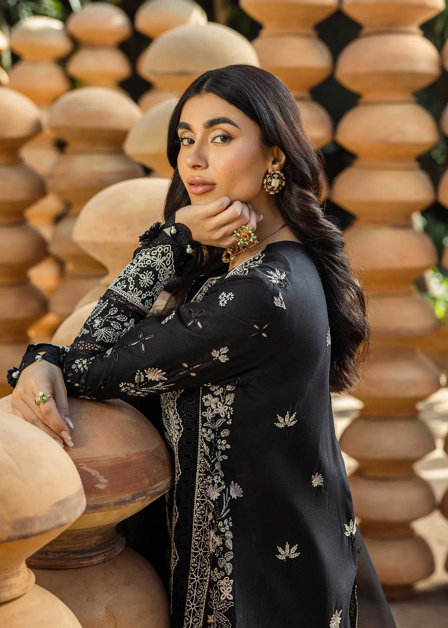 Akbar Aslam Organza – view 9 – Poshaq
