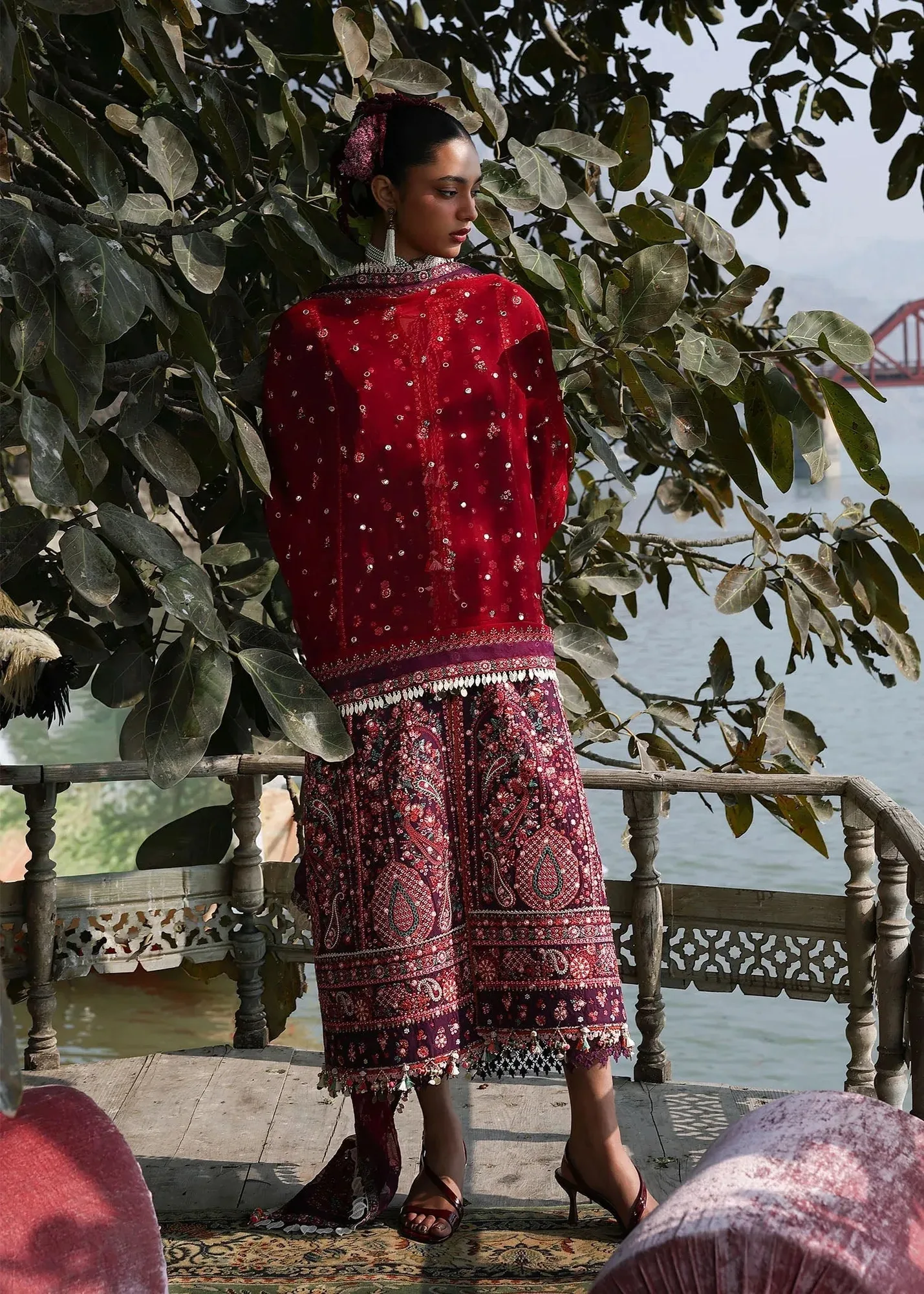 Hussain Rehar Chiffon – view 4 – Poshaq