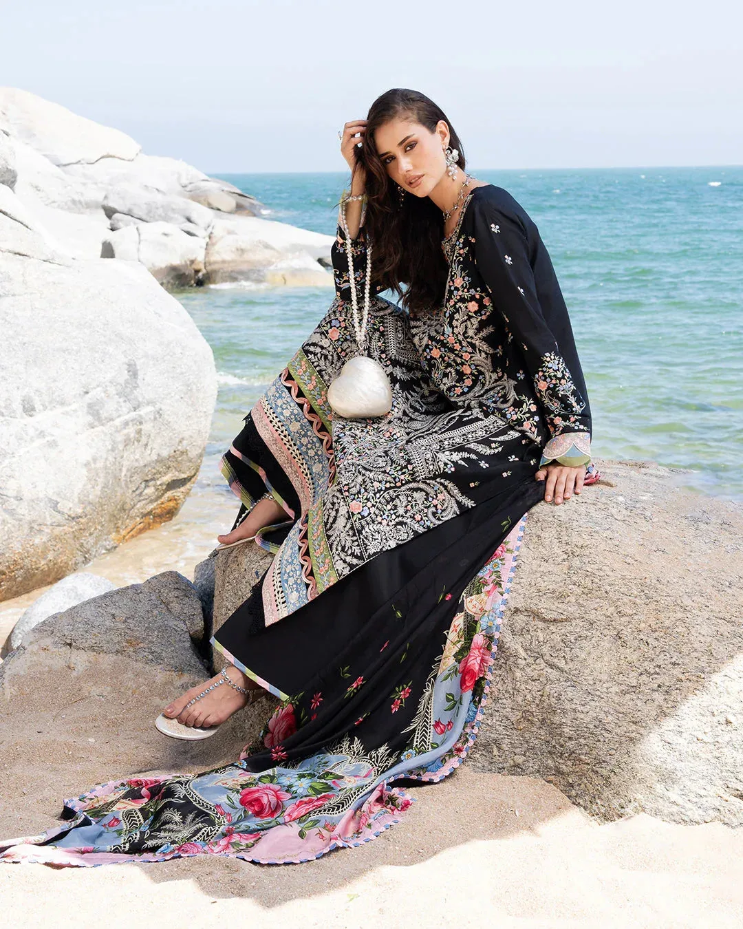 Fiona Black Organza – view 6 – Poshaq