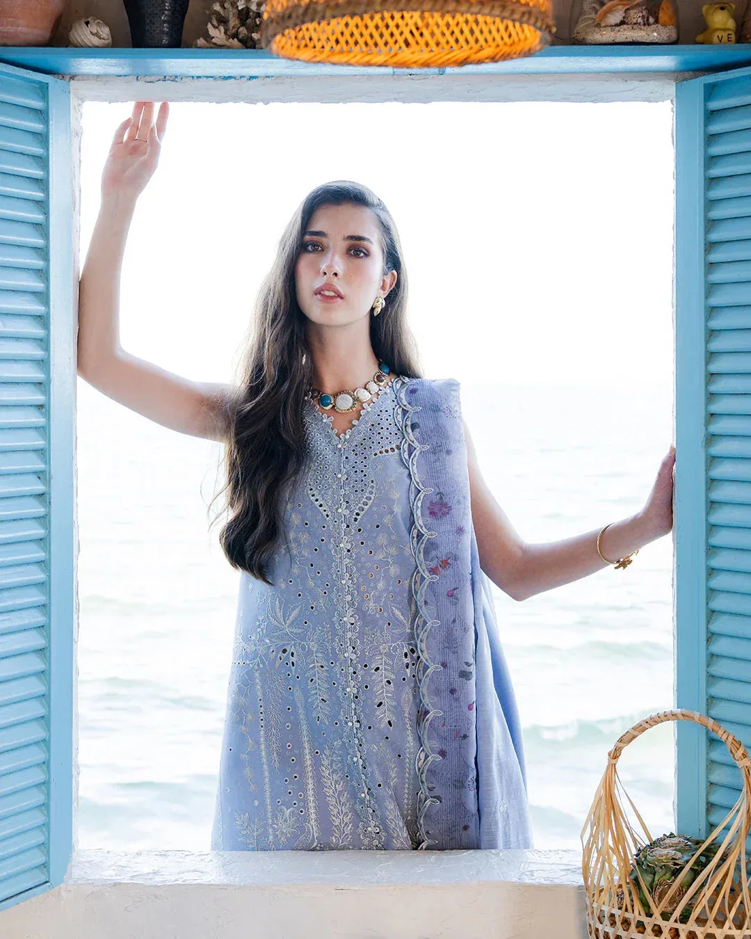 Fiona Grey Organza – view 6 – Poshaq