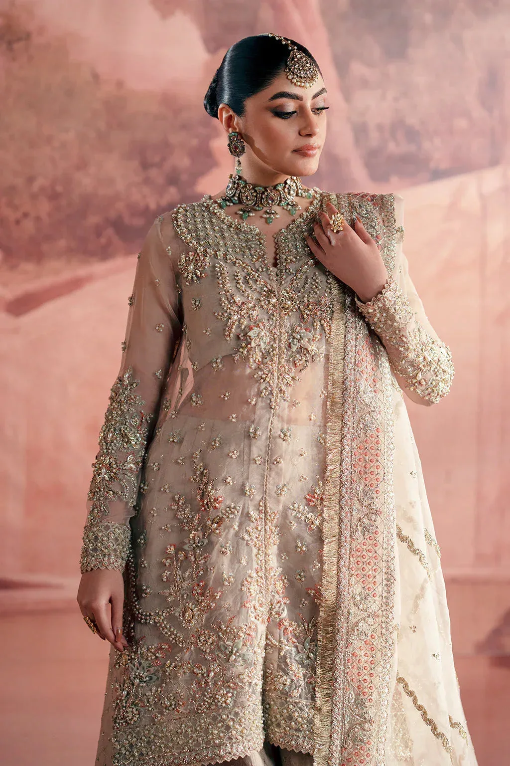 Zarposh Official Raw Silk – view 3 – Poshaq