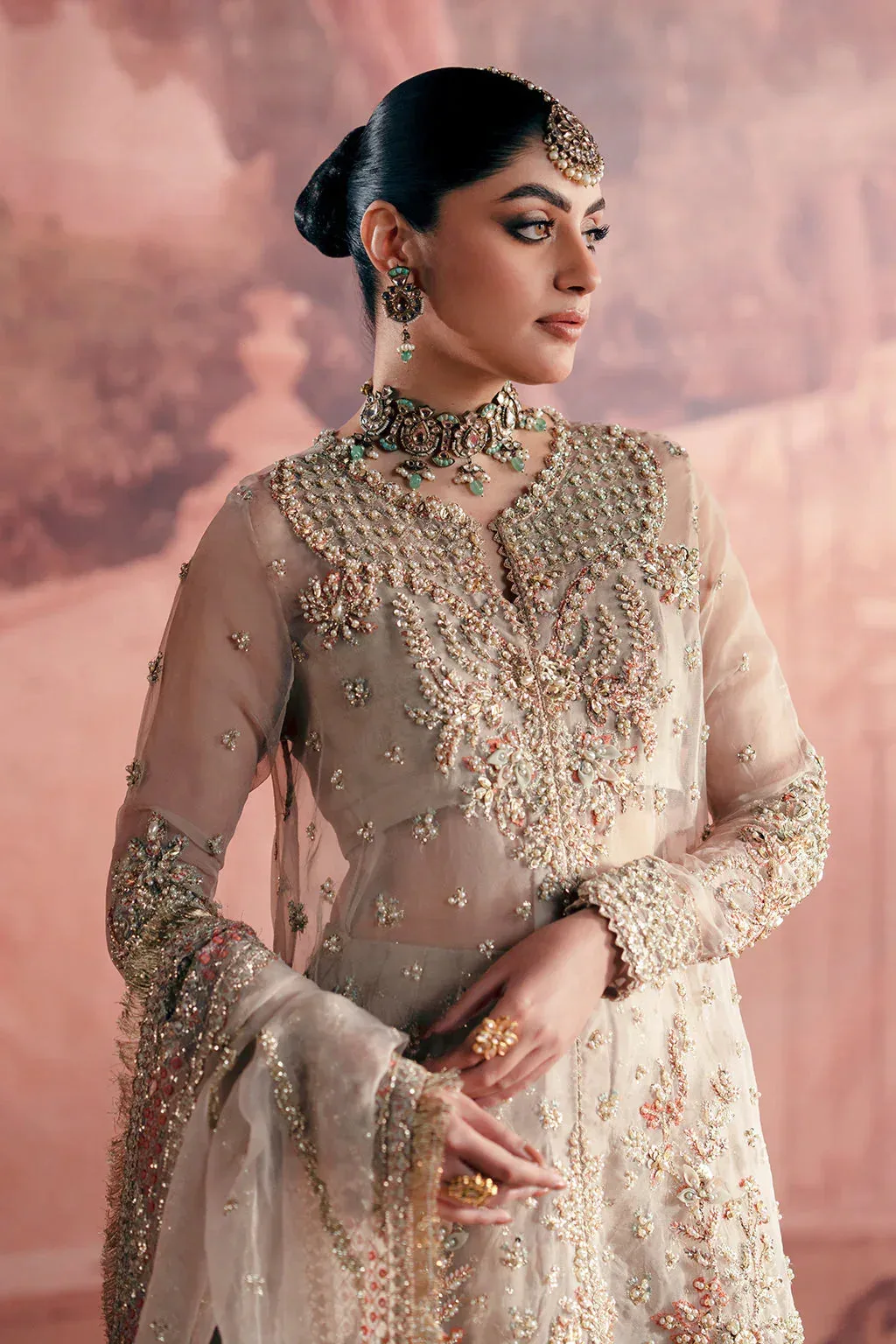 Zarposh Official Raw Silk – view 5 – Poshaq