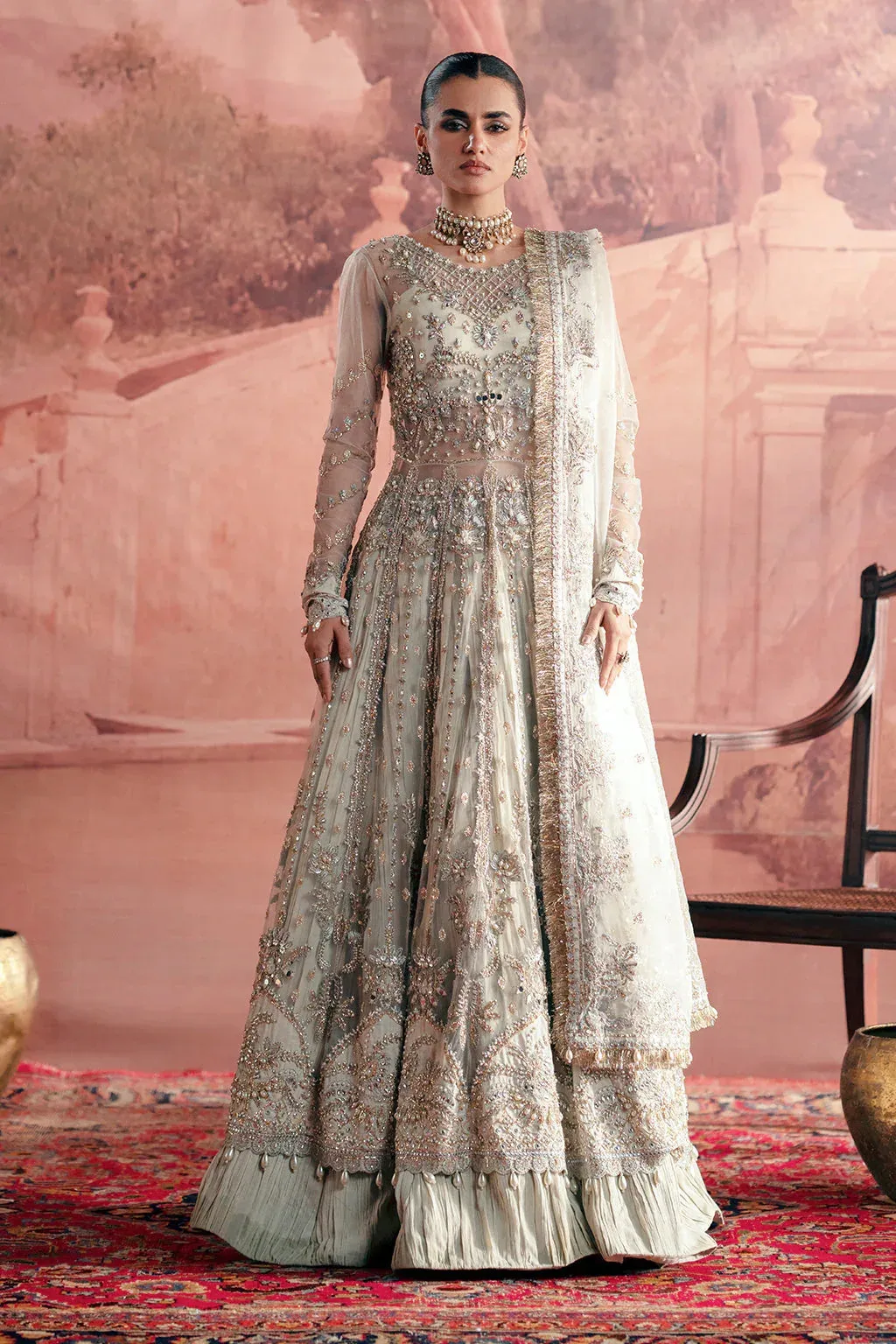 Zarposh Official Raw Silk – view 1 – Poshaq