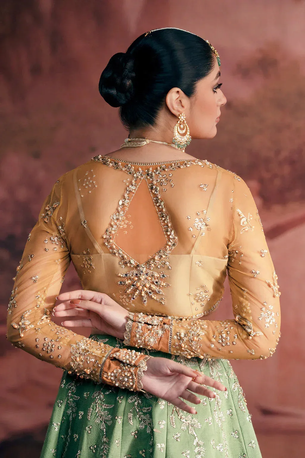 Zarposh Official Raw Silk – view 4 – Poshaq
