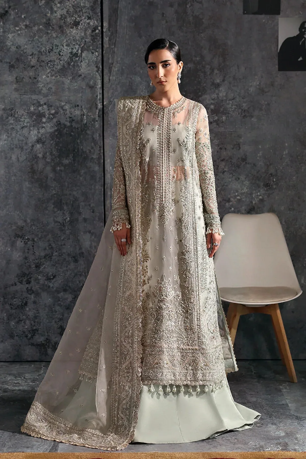 Zarposh Official Chiffon – view 1 – Poshaq