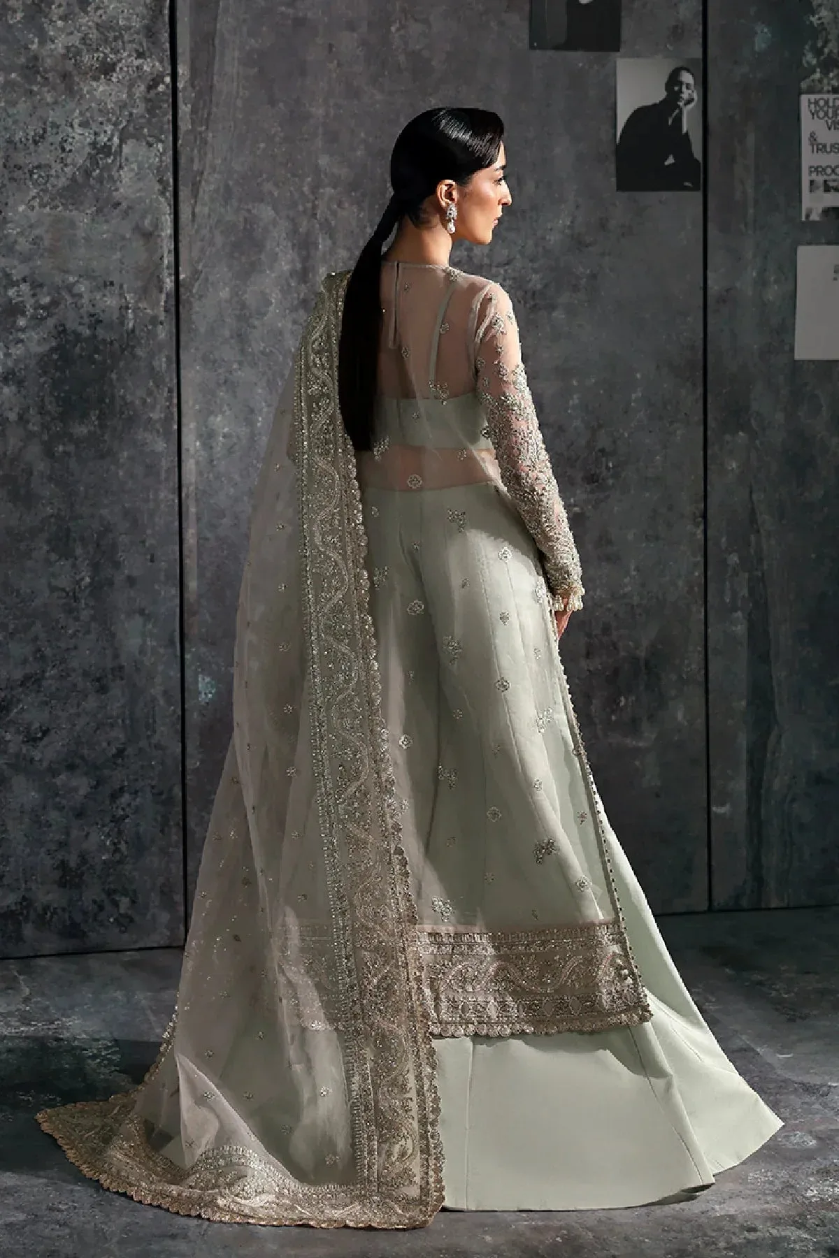 Zarposh Official Chiffon – view 2 – Poshaq