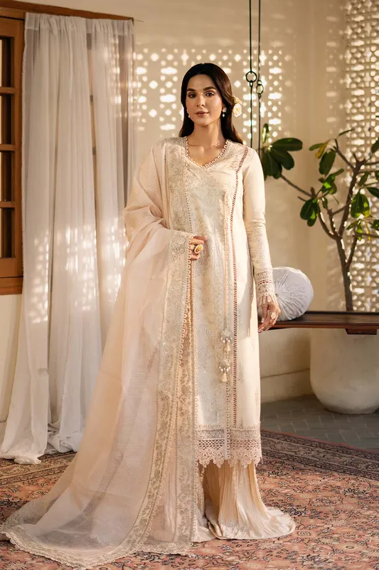 Zarposh Official Organza – view 1 – Poshaq